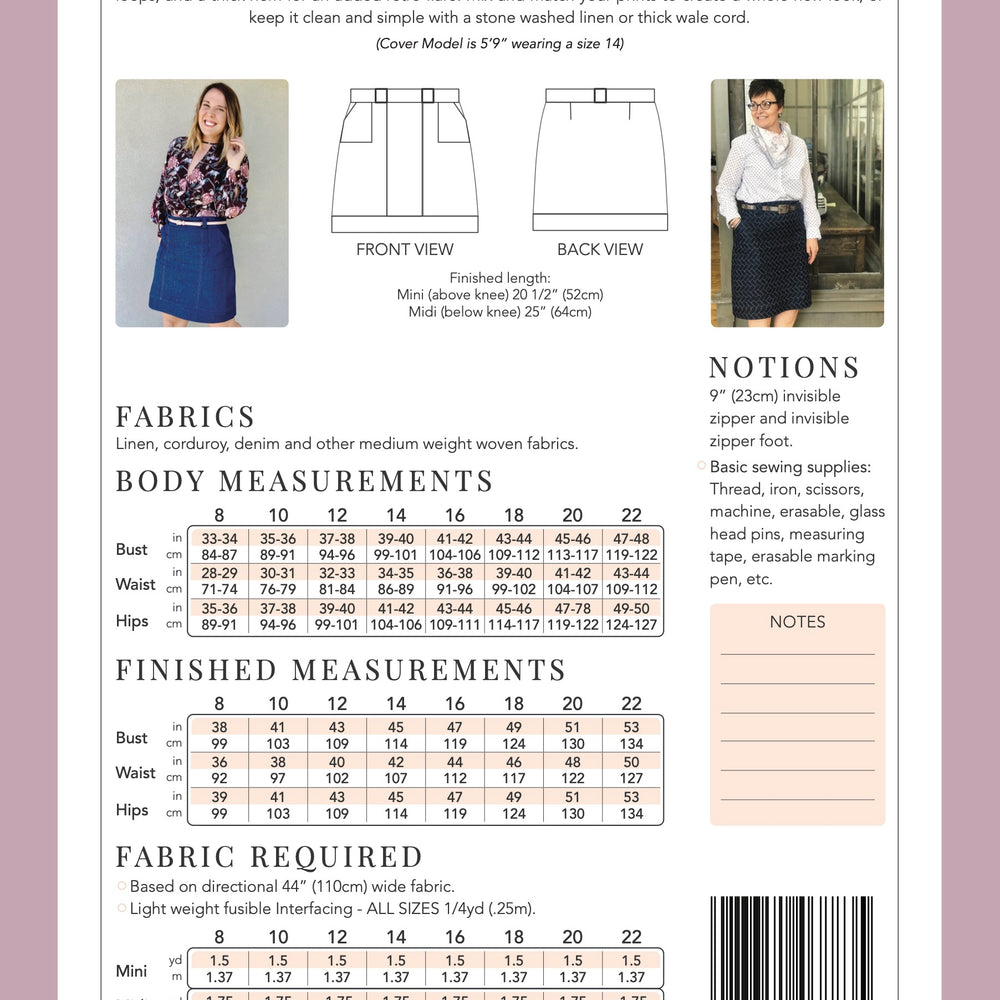 Stella Skirt - Sew To Grow PDF Pattern