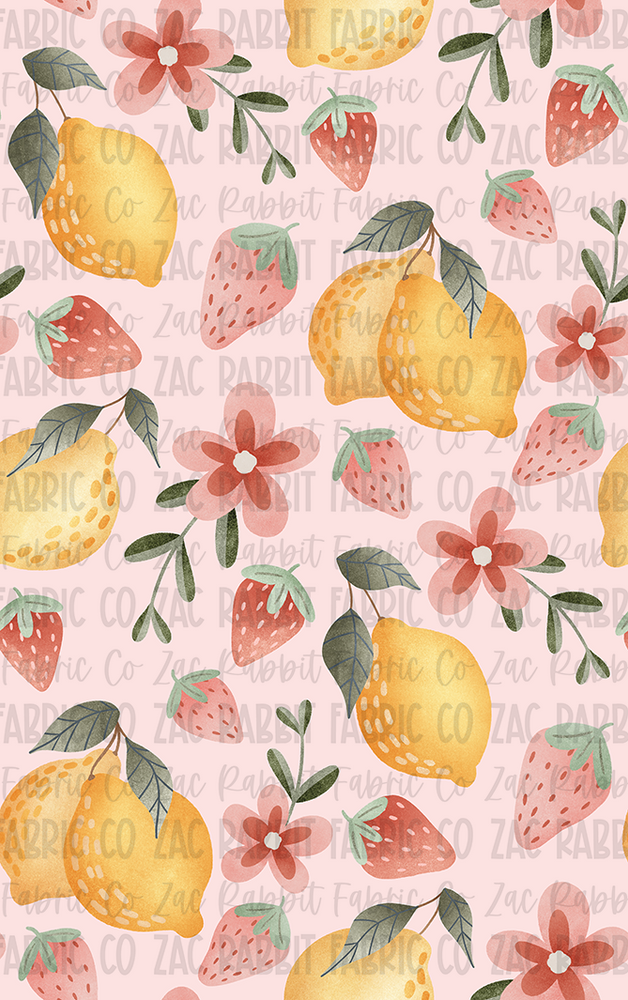 Strawberry Lemons - Pink - PREORDER