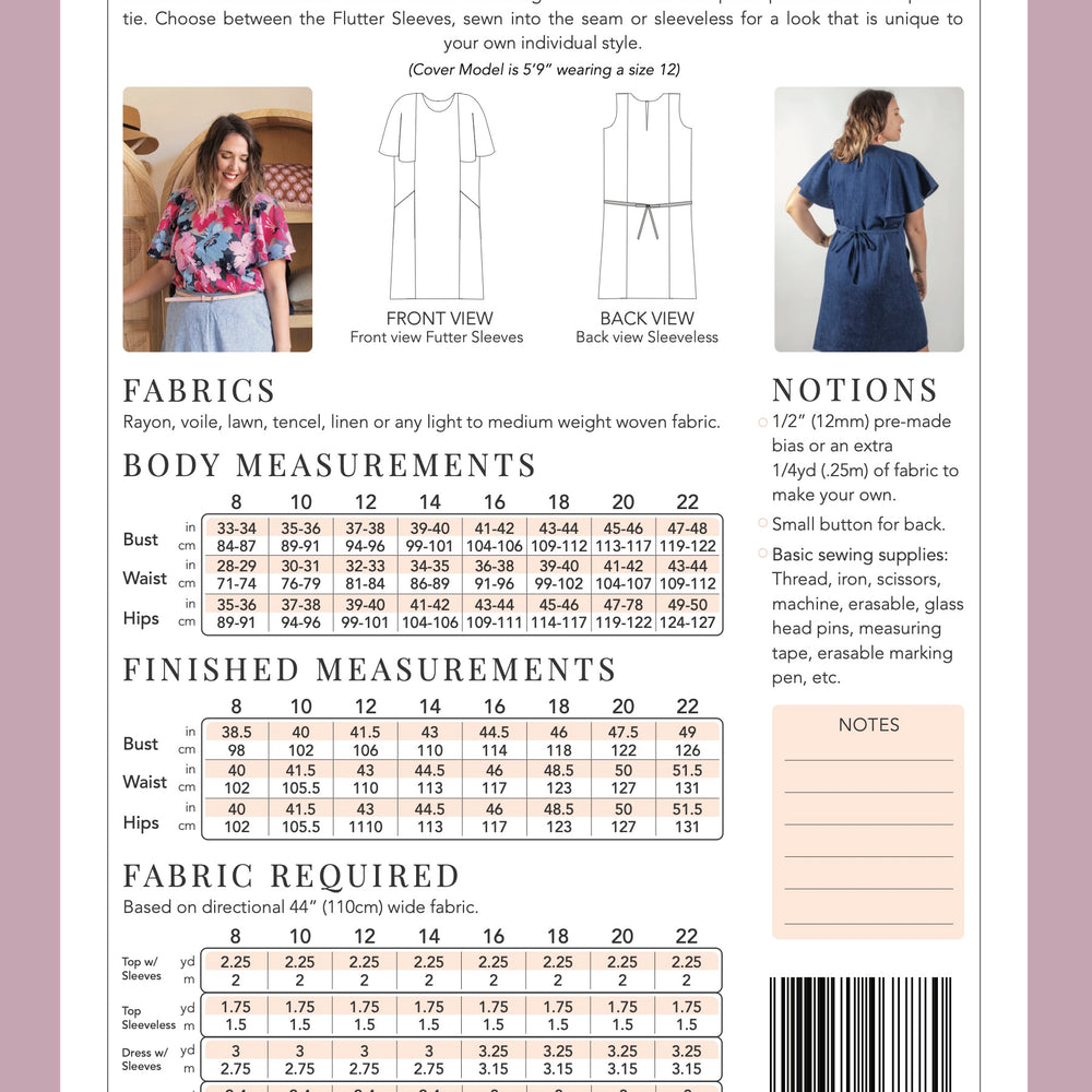 Frankie Shift & Top - Sew To Grow PDF Pattern