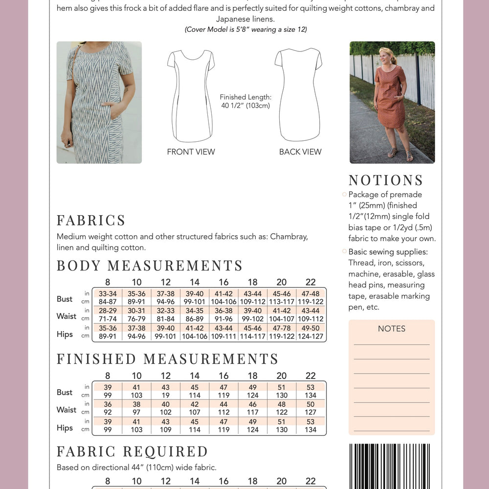 Fremantle Frock - Sew To Grow PDF Pattern